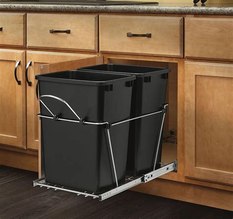 under cabinet pull out bins